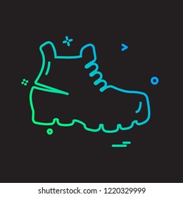 Shoes icon design vector