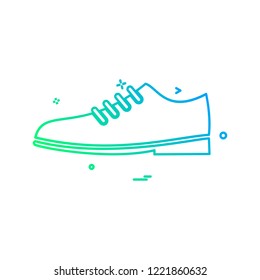 Shoes icon design vector