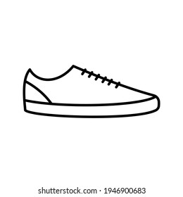 shoes icon. fashion sign. sneaker vector illustration.