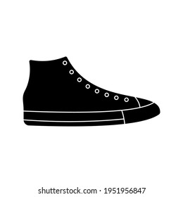 shoes icon. fashion sign. sneaker vector illustration.