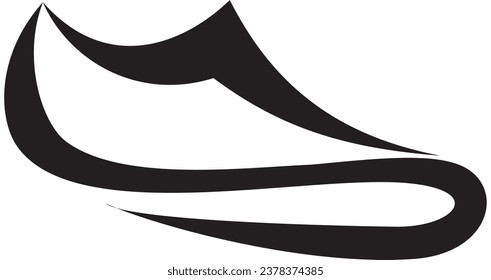Archivo de icono de zapatos, formato de archivo vectorial, diseño gráfico, modificable 