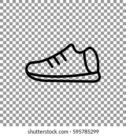  Shoes icon flat.