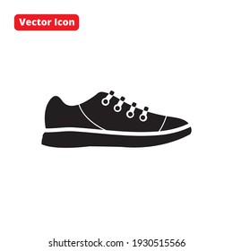 shoes icon flat design black vector