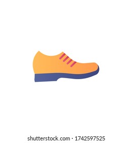 shoes icon flat design vector. isolated on white background