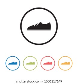 Shoes icon illustration isolated vector sign symbol