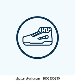 shoes icon isolated on white background from baseball collection. shoes icon trendy and modern shoes symbol for logo, web, app,