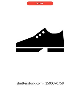 shoes icon isolated sign symbol vector illustration - high quality black style vector icons
