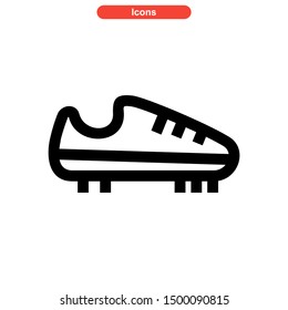 shoes icon isolated sign symbol vector illustration - high quality black style vector icons
