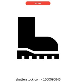 shoes icon isolated sign symbol vector illustration - high quality black style vector icons
