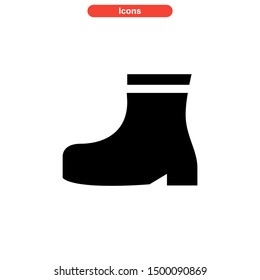 shoes icon isolated sign symbol vector illustration - high quality black style vector icons
