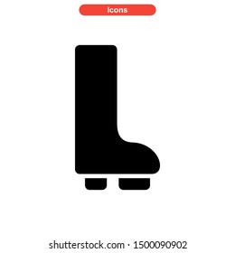 shoes icon isolated sign symbol vector illustration - high quality black style vector icons

