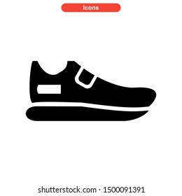 shoes icon isolated sign symbol vector illustration - high quality black style vector icons
