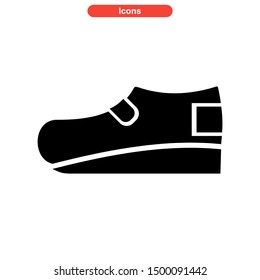 shoes icon isolated sign symbol vector illustration - high quality black style vector icons
