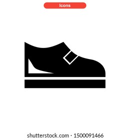 shoes icon isolated sign symbol vector illustration - high quality black style vector icons
