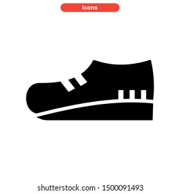 shoes icon isolated sign symbol vector illustration - high quality black style vector icons
