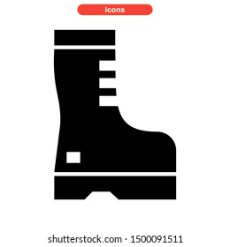 shoes icon isolated sign symbol vector illustration - high quality black style vector icons
