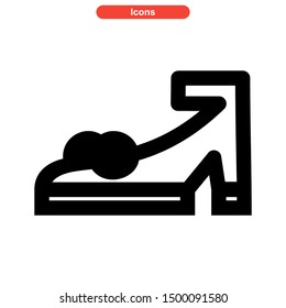 shoes icon isolated sign symbol vector illustration - high quality black style vector icons
