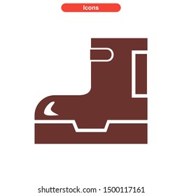 shoes icon icon isolated sign symbol vector illustration - High quality and colored vector icons.

