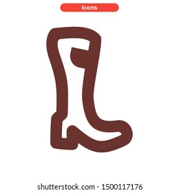 shoes icon icon isolated sign symbol vector illustration - High quality and colored vector icons.
