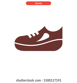 shoes icon icon isolated sign symbol vector illustration - High quality and colored vector icons.
