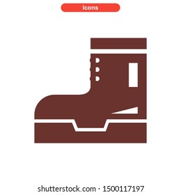 shoes icon icon isolated sign symbol vector illustration - High quality and colored vector icons.
