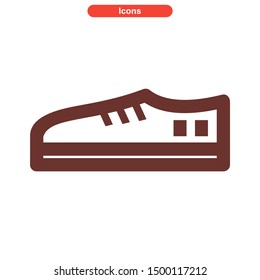 shoes icon icon isolated sign symbol vector illustration - High quality and colored vector icons.
