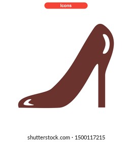 shoes icon icon isolated sign symbol vector illustration - High quality and colored vector icons.
