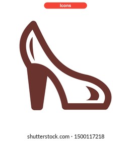shoes icon icon isolated sign symbol vector illustration - High quality and colored vector icons.
