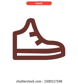 shoes icon icon isolated sign symbol vector illustration - High quality and colored vector icons.
