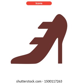 shoes icon icon isolated sign symbol vector illustration - High quality and colored vector icons.
