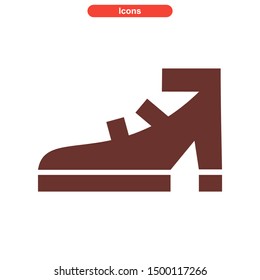 shoes icon icon isolated sign symbol vector illustration - High quality and colored vector icons.
