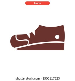 shoes icon icon isolated sign symbol vector illustration - High quality and colored vector icons.
