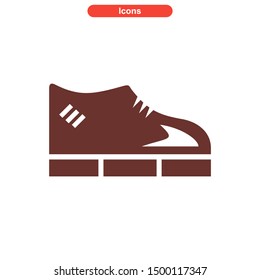 shoes icon icon isolated sign symbol vector illustration - High quality and colored vector icons.
