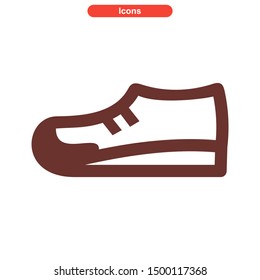 shoes icon icon isolated sign symbol vector illustration - High quality and colored vector icons.
