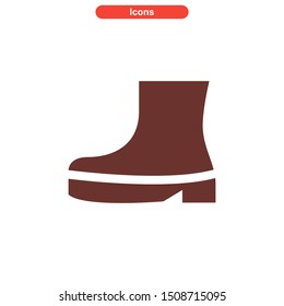 shoes icon isolated sign symbol vector illustration - High quality colored vector icons
