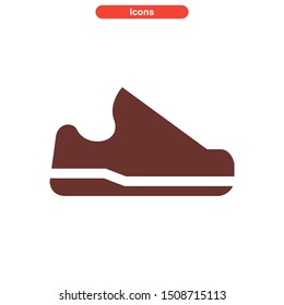 shoes icon isolated sign symbol vector illustration - High quality colored vector icons
