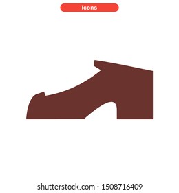 shoes icon isolated sign symbol vector illustration - High quality colored vector icons
