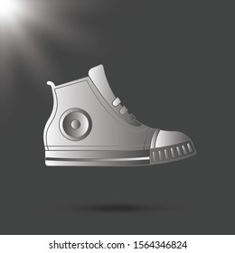 Shoes icon isolated sign symbol vector illustration