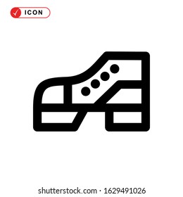 shoes icon or logo isolated sign symbol vector illustration - high quality black style vector icons
