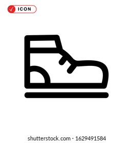 shoes icon or logo isolated sign symbol vector illustration - high quality black style vector icons
