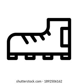 shoes icon or logo isolated sign symbol vector illustration - high quality black style vector icons
