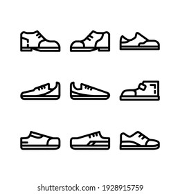 shoes icon or logo isolated sign symbol vector illustration - Collection of high quality black style vector icons
