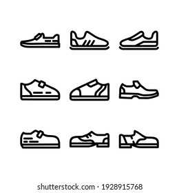 shoes icon or logo isolated sign symbol vector illustration - Collection of high quality black style vector icons
