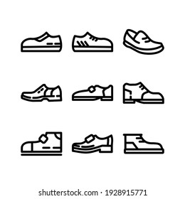 shoes icon or logo isolated sign symbol vector illustration - Collection of high quality black style vector icons
