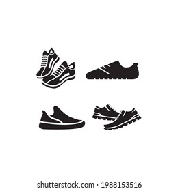 Shoes Symbol Logo Vorlage Vektorsymbol-Design 