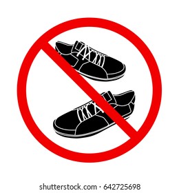 4,420 No Shoes Sign Images, Stock Photos & Vectors | Shutterstock