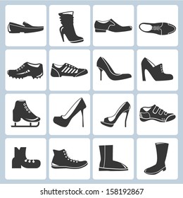 Shoes Icon Set