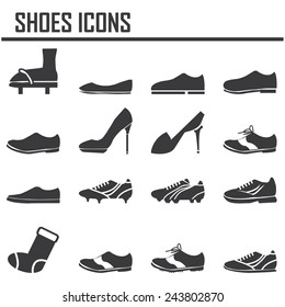 Shoes Icon Set 