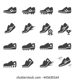 shoes icon set