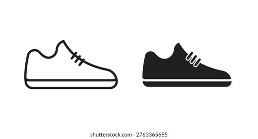 Conjunto iconos zapatos 